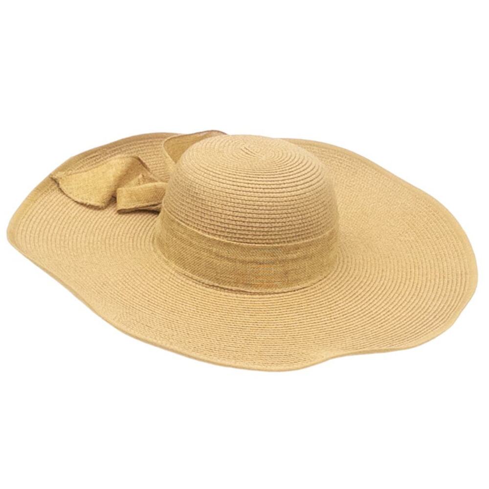 Packable Straw Hat Sun Adjustable Extra Large Flo… - image 5